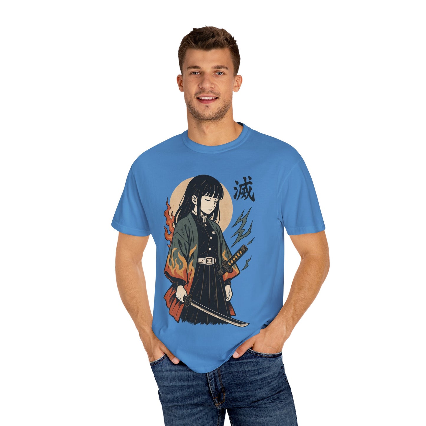 Anime-Inspired Unisex T-Shirt, Casual Wear, Gift for Otaku, Streetwear Fashion, Character Print Tee, Summer Apparel