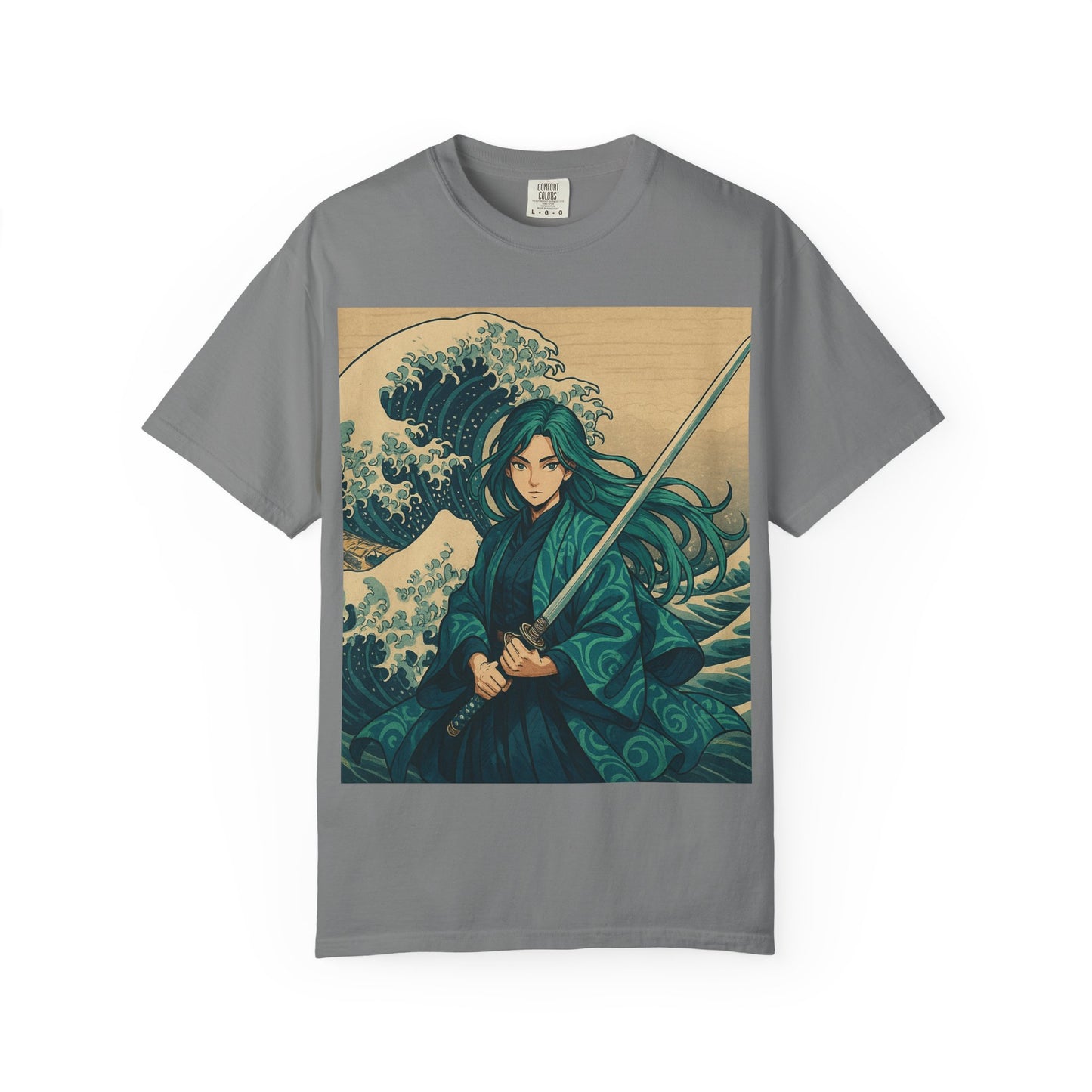 Warrior Wave T-shirt, Unisex Graphic Tee, Vintage Style Shirt, Casual Wear, Anime/Pop Culture Gift, Beach Vibes