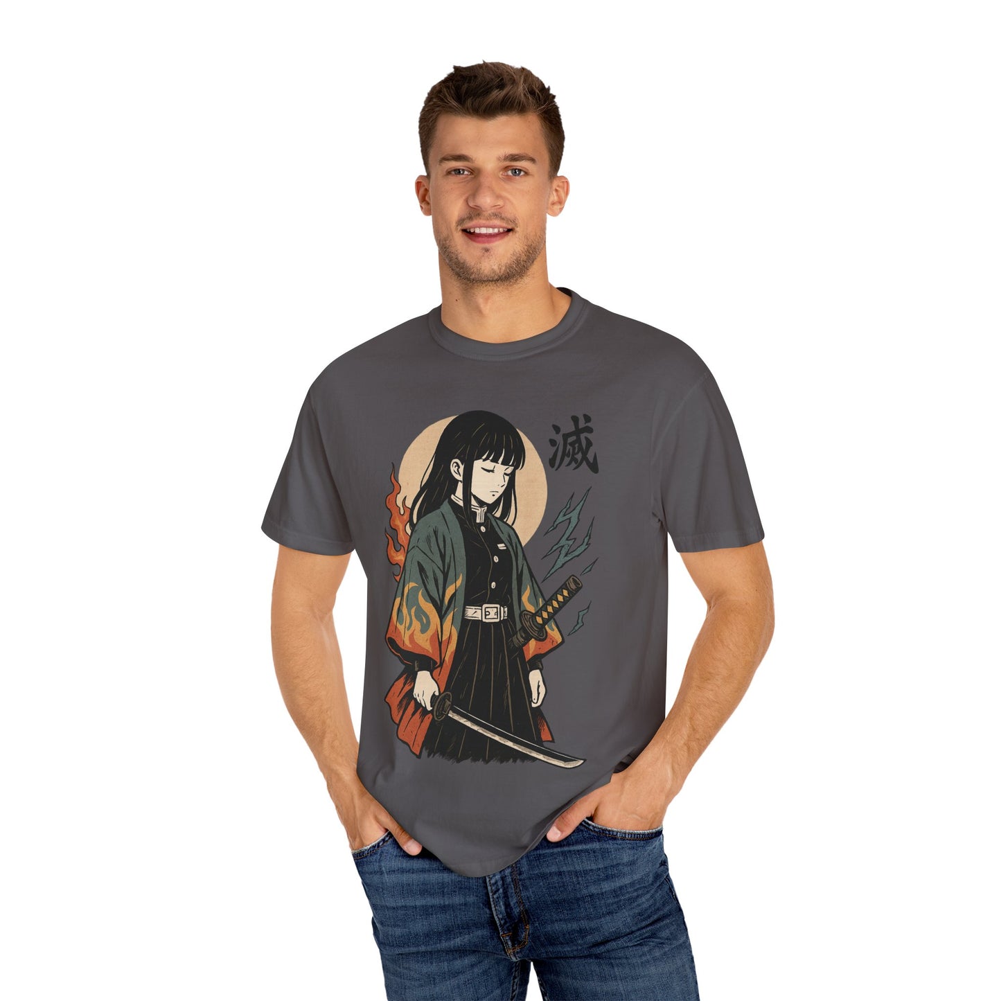 Anime-Inspired Unisex T-Shirt, Casual Wear, Gift for Otaku, Streetwear Fashion, Character Print Tee, Summer Apparel