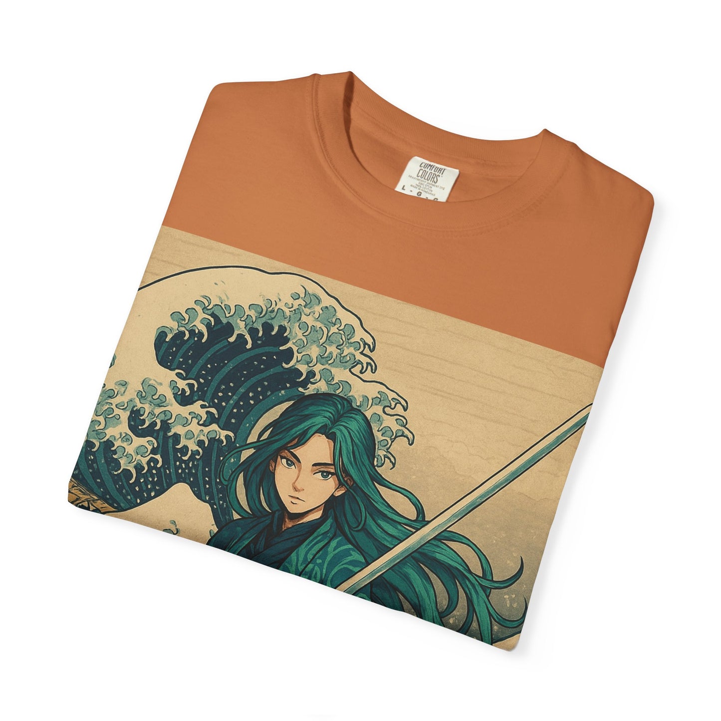 Warrior Wave T-shirt, Unisex Graphic Tee, Vintage Style Shirt, Casual Wear, Anime/Pop Culture Gift, Beach Vibes