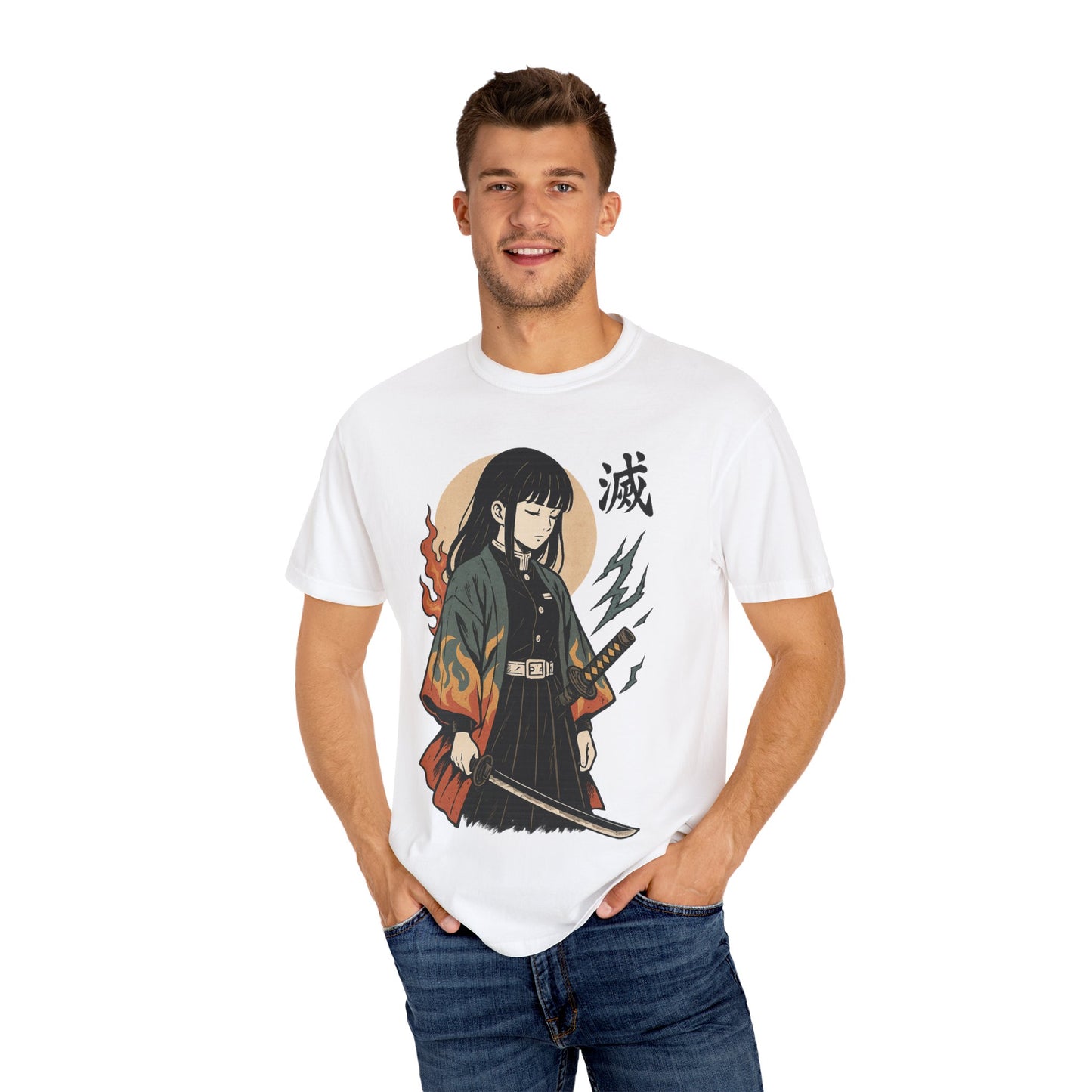 Anime-Inspired Unisex T-Shirt, Casual Wear, Gift for Otaku, Streetwear Fashion, Character Print Tee, Summer Apparel