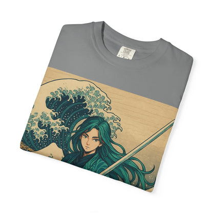 Warrior Wave T-shirt, Unisex Graphic Tee, Vintage Style Shirt, Casual Wear, Anime/Pop Culture Gift, Beach Vibes
