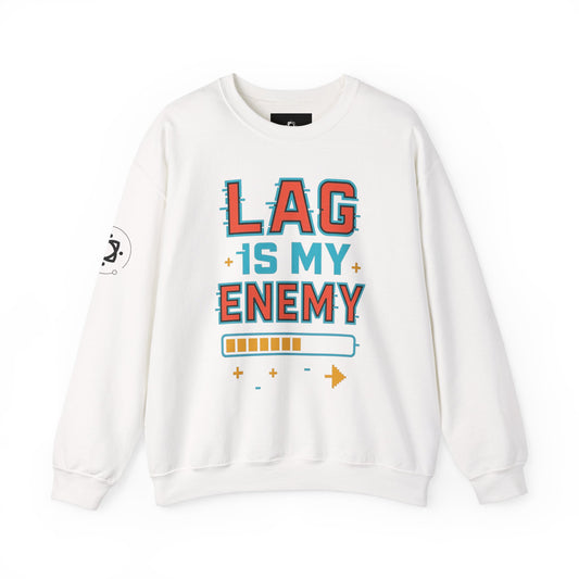 "Lag is My Enemy" Unisex Crewneck Sweatshirt - Gamer Apparel