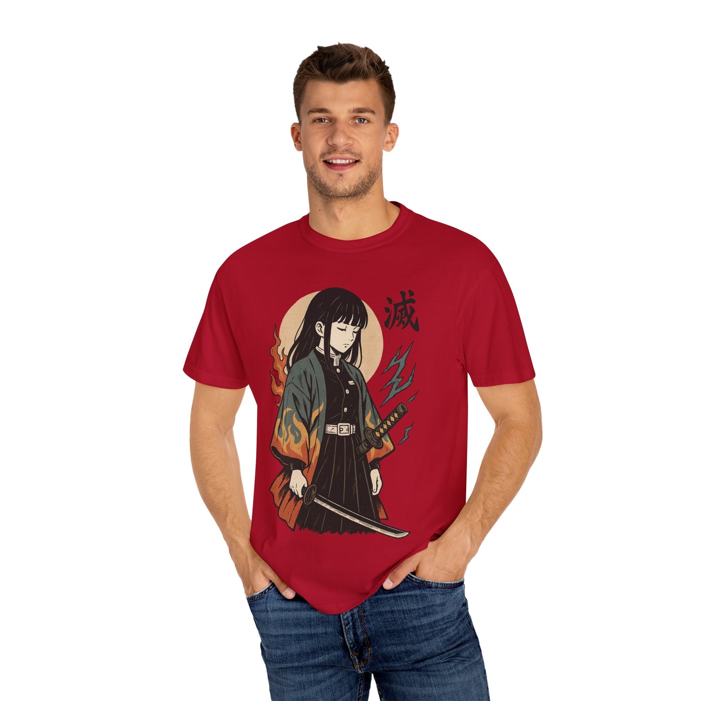Anime-Inspired Unisex T-Shirt, Casual Wear, Gift for Otaku, Streetwear Fashion, Character Print Tee, Summer Apparel