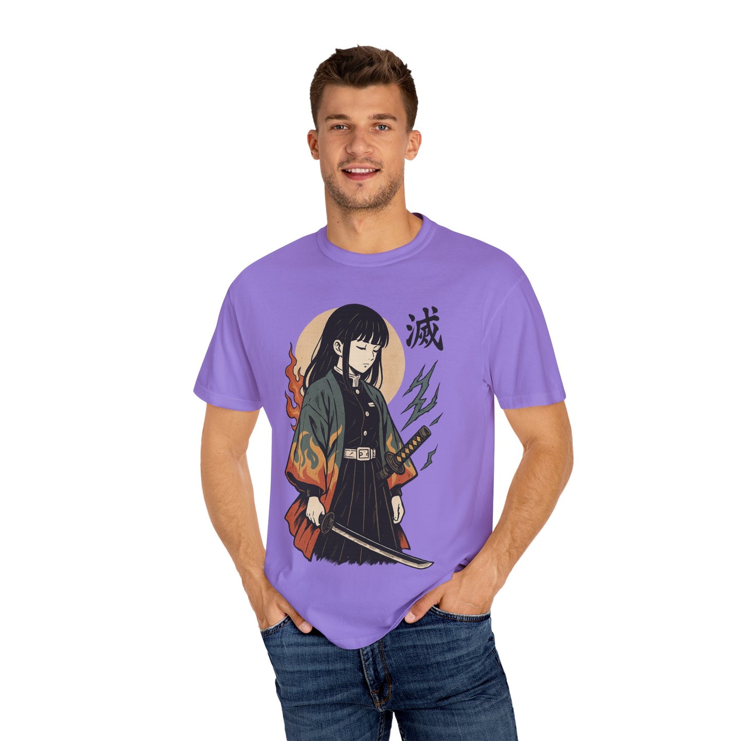 Anime-Inspired Unisex T-Shirt, Casual Wear, Gift for Otaku, Streetwear Fashion, Character Print Tee, Summer Apparel