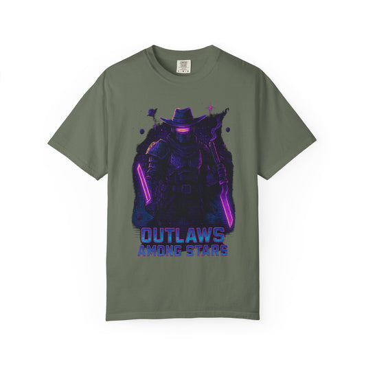 Galaxy Outlaws Graphic Tee | Unisex Shirt for Sci-Fi Lovers, Cool Vintage Style, Gift for Gamers, Cosmic Fashion