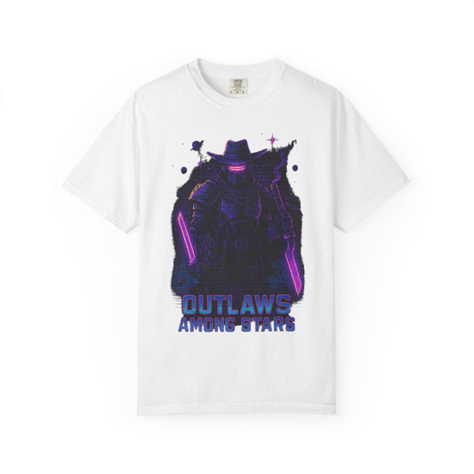 Galaxy Outlaws Graphic Tee | Unisex Shirt for Sci-Fi Lovers, Cool Vintage Style, Gift for Gamers, Cosmic Fashion