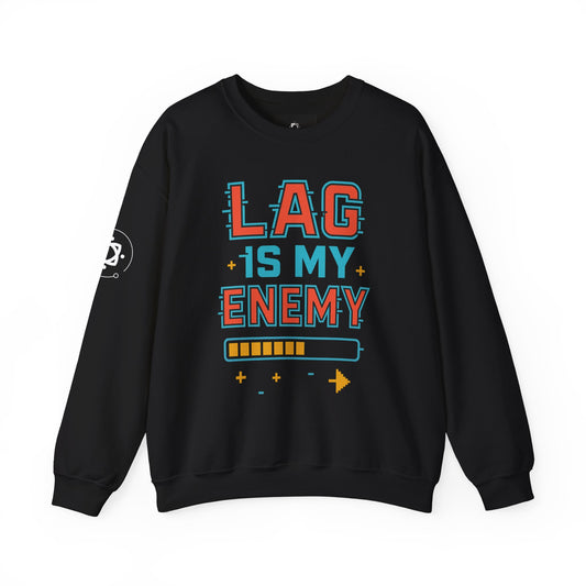 "Lag is My Enemy" Unisex Crewneck Sweatshirt - Gamer Apparel